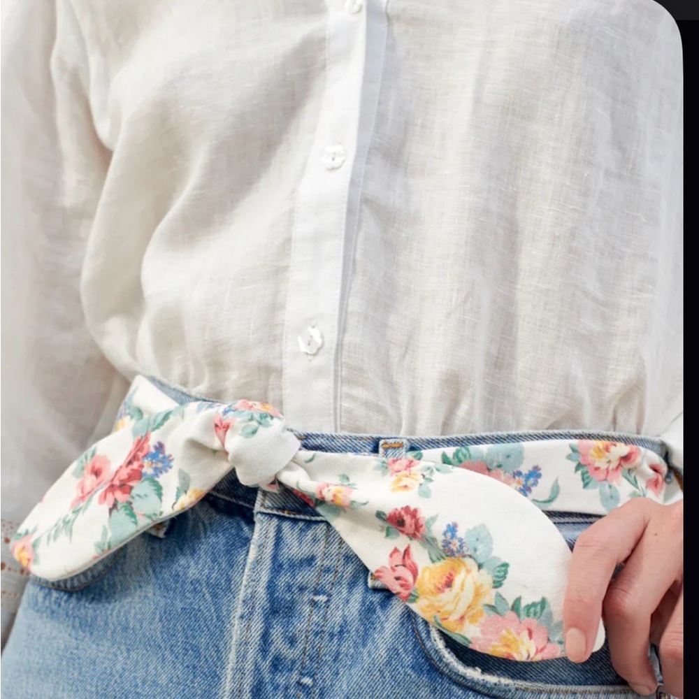 Loeffler Randall Floral Print Belt